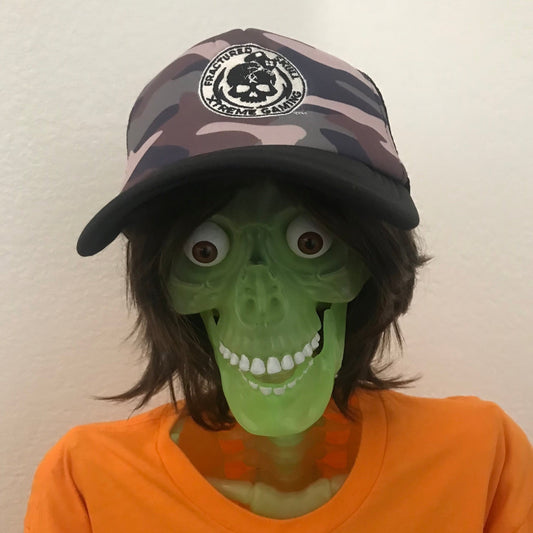 Fractured Skull Xtreme Embroidered Logo Camo Hat